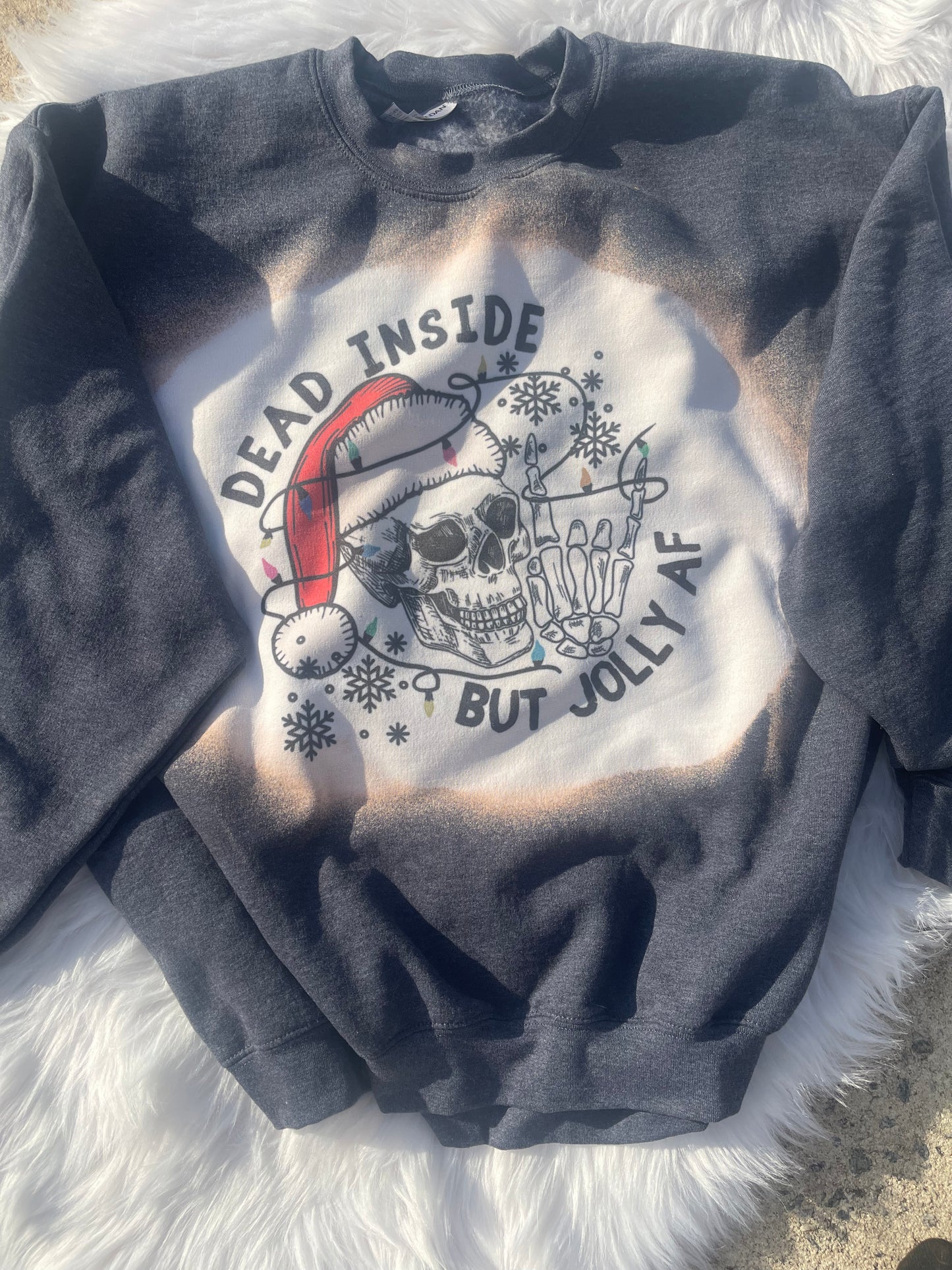 Dead Inside/Jolly AF - Crewneck